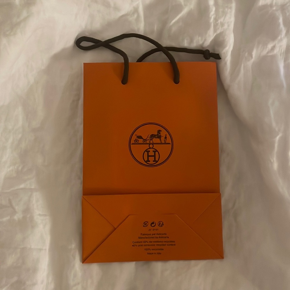 hermes shopping bag small